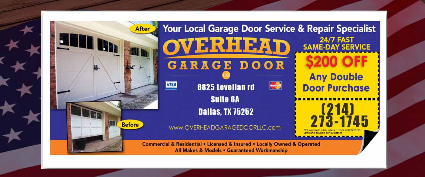 Overhead Garage Door Specials from The Dallas Team